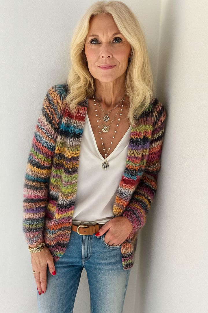 Emily | Cozy Multicolor Cardigan