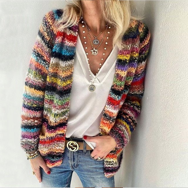 Emily | Cozy Multicolor Cardigan